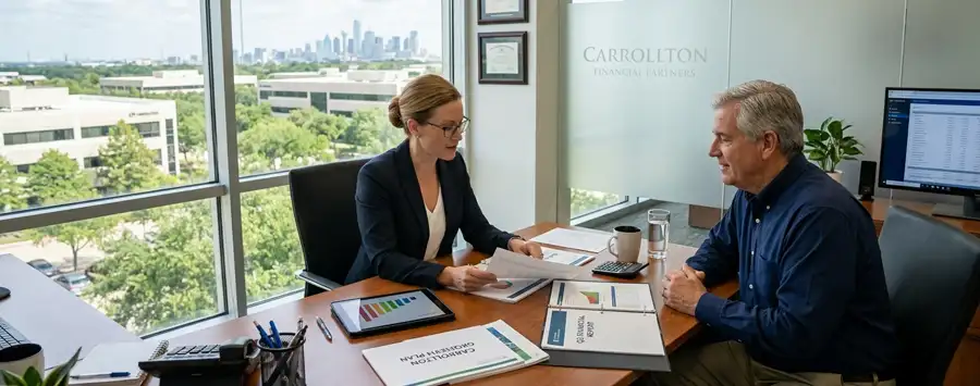 Financial consulting services consultation in Carrollton Texas