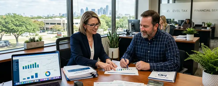 Tax preparation services for small businesses in Carrollton Texas