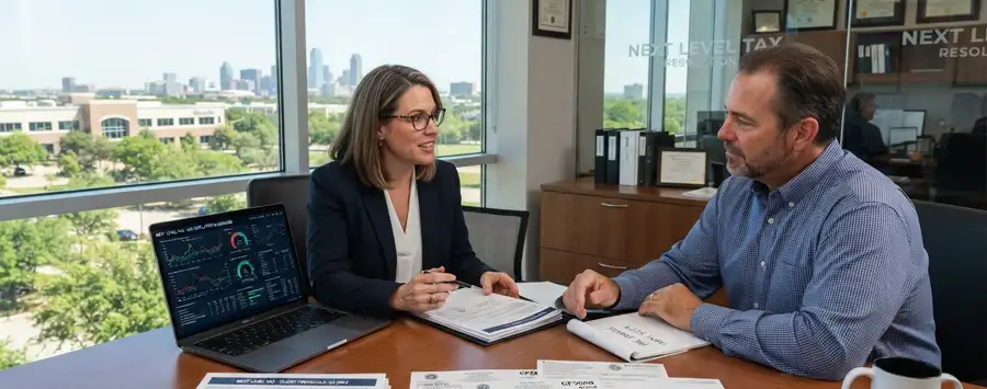 Tax resolution services for small businesses consultation with a tax professional